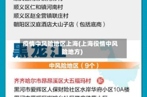 疫情中风险地区上海(上海役情中风险地方)